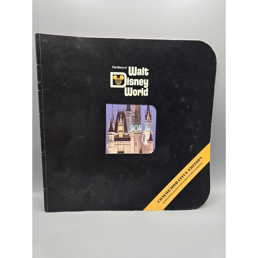 The Story of Walt Disney World Commemorative Edition Souvenir Book Vintage‎